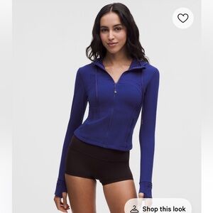 lulu define cropped jacket hooded